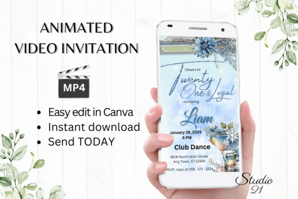 Celebrate the Milestone: 21 and Legal Birthday Invitation Templates