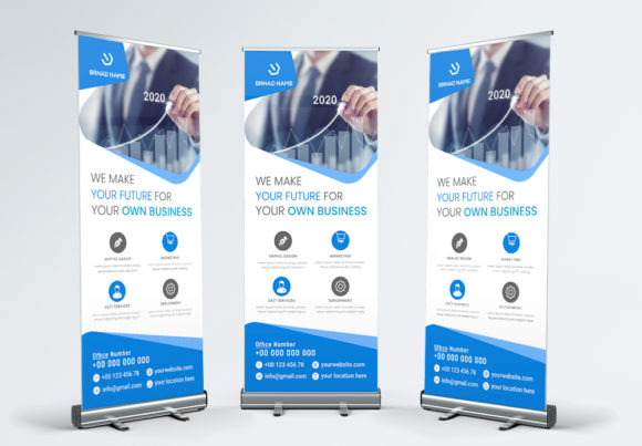 Corporate Business Roll Up Banner: A Professional Template for Impact