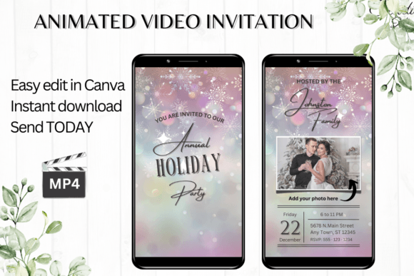 Ditch the Paper Chase: Your Instant Christmas Holiday Party Invitation