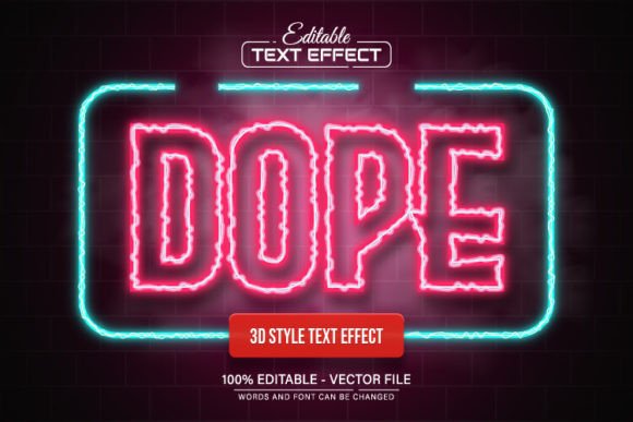Dope Pink Line Neon Light Text Effect: Your Next Design Obsession