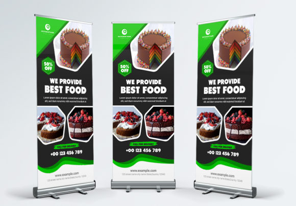 Restaurant Roll Up Banner: Your Professional Marketing Template